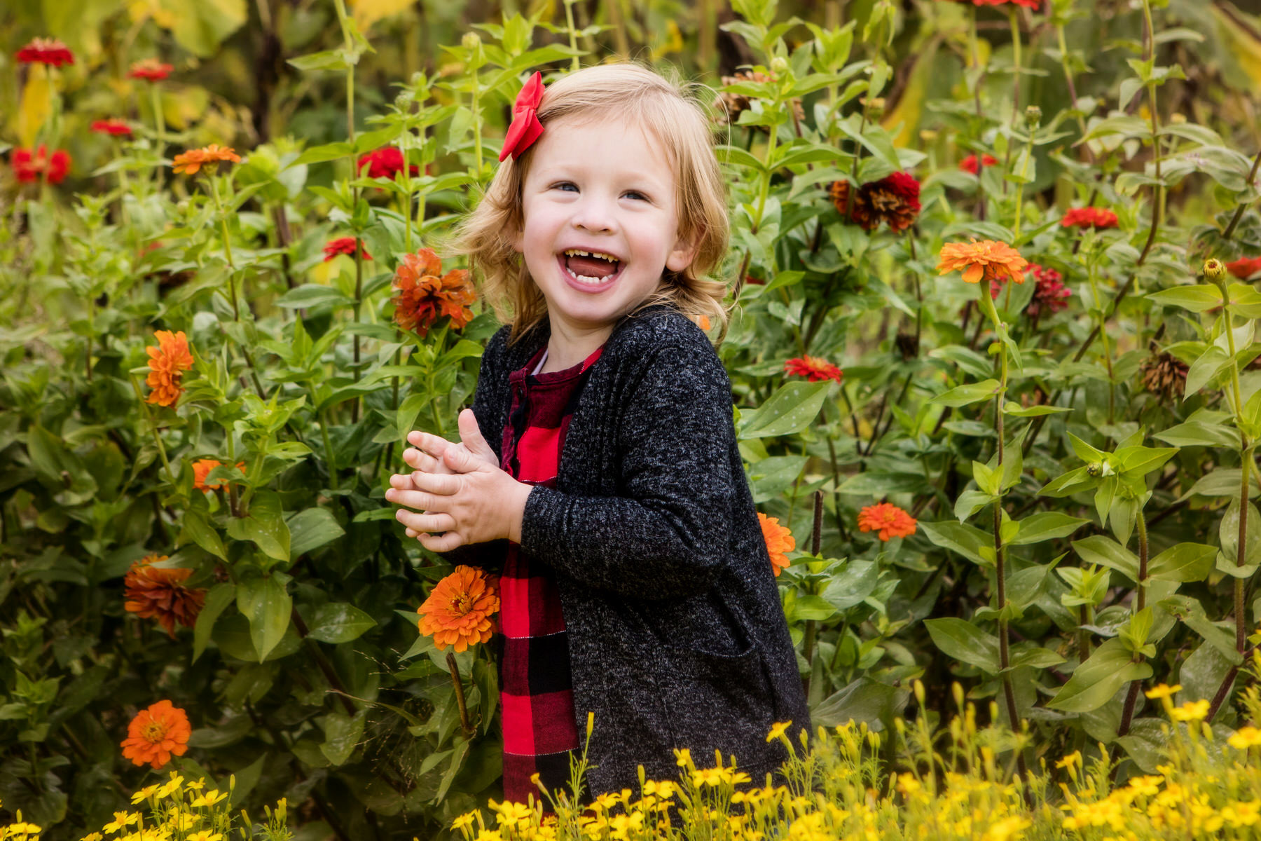 Girl in Flowers